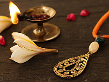 आराधना | Aradhana ✺ Brass Necklace { 12 }